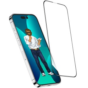 گلس آیفون 14 سه بعدی گرین Green Lion GN3DSFCL14 3D Elegant Scratch Edge Glass iPhone 14