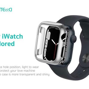 قاب محافظ اپل واچ سری 7 کوتتسی Coteetci iwatch 7 protective case 25006-BK