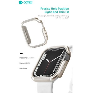قاب محافظ اپل واچ سری 7 و 8 سایز 45 میلی متر کوتتسی Coteetci iWatch 7/8 protection case 25008-BK