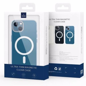 قاب شفاف مگنتی آیفون 14پلاس ویوو Wiwu Ultra Thin Magnetic Phone Case for IP 14/6.7&amp;#39;&amp;#39; Plus MCC-102