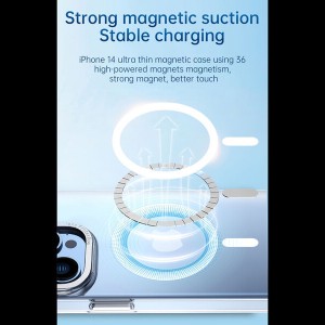 قاب شفاف مگنتی آیفون 14پلاس ویوو Wiwu Ultra Thin Magnetic Phone Case for IP 14/6.7&amp;#39;&amp;#39; Plus MCC-102