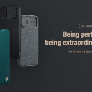 کیف آیفون 14 نیلکین Nillkin iPhone 14 Qin Pro Case