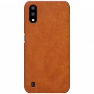 کیف چرمی نیلکین سامسونگ Nillkin Qin Leather Case Samsung Galaxy A01