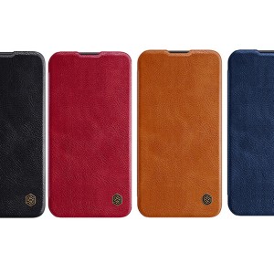 کیف آیفون 14 نیلکین Nillkin Apple iPhone 14/13 Qin Pro Leather Case