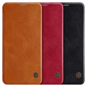 کیف چرمی نیلکین ال جی Nillkin Qin leather case LG G8 ThinQ