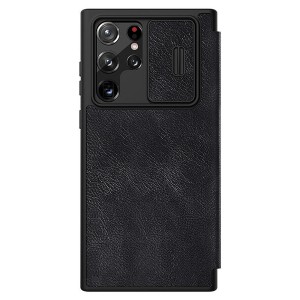 کیف چرمی نیلکین سامسونگ Nillkin Samsung Galaxy S22 Ultra Qin Pro leather cas