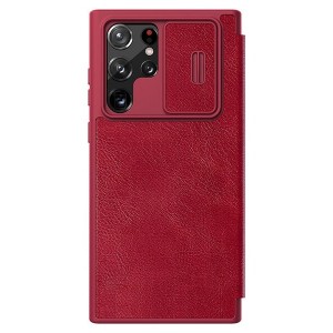 کیف چرمی نیلکین سامسونگ Nillkin Samsung Galaxy S22 Ultra Qin Pro leather cas