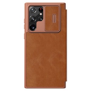 کیف چرمی نیلکین سامسونگ Nillkin Samsung Galaxy S22 Ultra Qin Pro leather cas