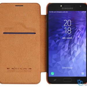 کیف چرمی نیلکین سامسونگ Nillkin Qin Leather Case Samsung Galaxy J4