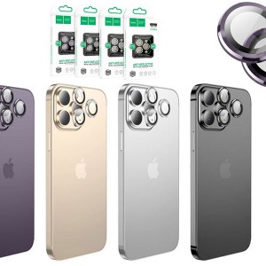 محافظ لنز دوربین فلزی آیفون 14 پرو و 14 پرومکس هوکو hoco 3D Eagle eye metal lens film for iP14 Pro/14 Pro Max