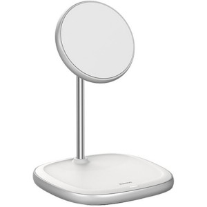 استند شارژر وایرلس بیسوس Baseus Swan Magnetic Desktop Bracket Wireless Charger