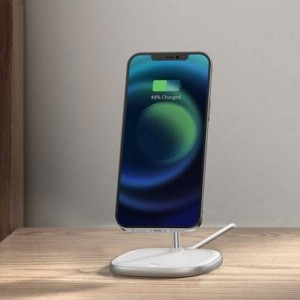 استند شارژر وایرلس بیسوس Baseus Swan Magnetic Desktop Bracket Wireless Charger