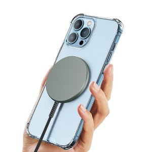 شارژر بی سیم مگنتی 15 وات ویوو Wiwu Transparent Magnetic Wireless Charger M14