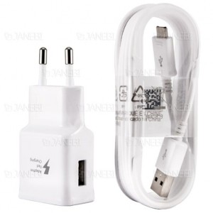شارژر و کابل میکرو یو اس بی اصلی سامسونگ Samsung Fast Charging With Micro USB Cable 15W