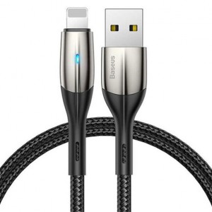 کابل شارژ سریع و انتقال داده لایتنینگ بیسوس Baseus Horizontal Lightning Data Cable 2m