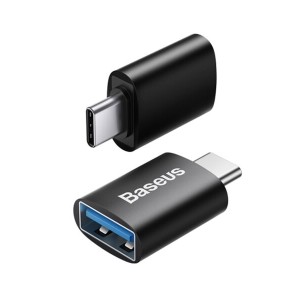 مبدل او تی جی تایپ سی به یو اس بی بیسوس Baseus Ingenuity Mini OTG Adaptor Type C to USB-A 3.1 ZJJQ000001