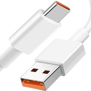کابل شارژ سریع تایپ سی شیائومی Xiaomi 6A Type-C Fast Charge Cable 1m