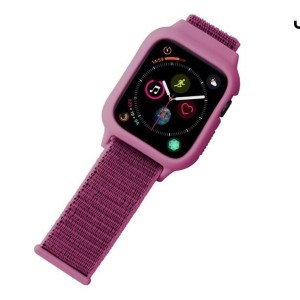 بند سیلیکونی اپل واچ سری 3/4/5 سایز 38/40 میلی متر پورودو Porodo iGuard Apple Watch 3/4/5 38/40mm Strap + ShockProof Case