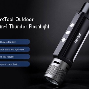 چراغ قوه و پاوربانک 6 کاره شیائومی Xiaomi NE20030 NexTool Outdoor 6 in 1 Thunder Flashlight
