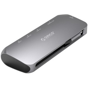 هاب Type-C آلومینیومی‌ با خروجی شبکه ORICO CLH-W1 Type-C to HDMI USB Adapter Hub
