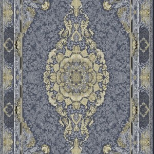 فرش‌ماشینی 700شانه درجه1 ابعاد متنوع طرح آرشا 8 رنگ زمینه سرمه ای | کیفیت ضد حساسیت . فرش قسطی