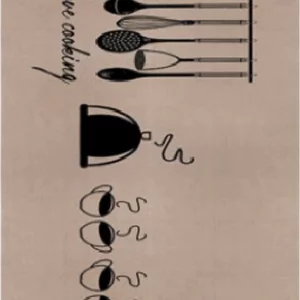 فرشینه و قالیچه آشپزخانه برند رویان کد D51 سایت خرید برو