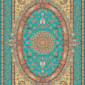 قالیچه و فرشینه سنتی و مدرن هال و پذیرایی برند رویان کدZ40 سایت خرید برو