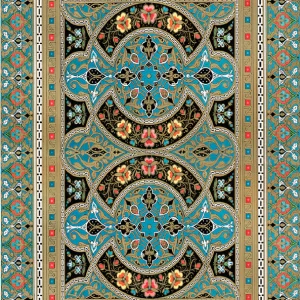 قالیچه و فرشینه سنتی و مدرن هال و پذیرایی برند رویان کدZ100 سایت خرید برو