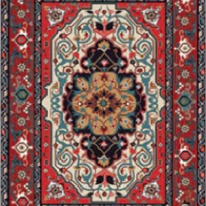 قالیچه و فرشینه سنتی و مدرن هال و پذیرایی برند رویان کدZ276 سایت خرید برو