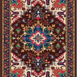 قالیچه و فرشینه سنتی و مدرن هال و پذیرایی برند رویان کدZ288 سایت خرید برو