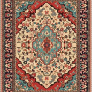 قالیچه و فرشینه سنتی و مدرن هال و پذیرایی برند رویان کدZ308 سایت خرید برو