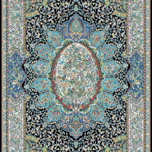 قالیچه و فرشینه سنتی و مدرن هال و پذیرایی برند رویان کدZ381 سایت خرید برو