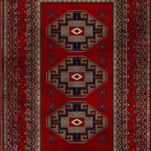 قالیچه و فرشینه سنتی و مدرن هال و پذیرایی برند رویان کدZ416 سایت خرید برو