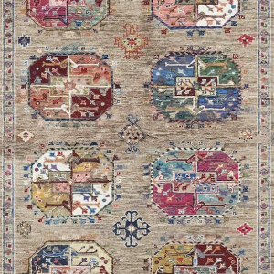 قالیچه و فرشینه سنتی و مدرن هال و پذیرایی برند رویان کد D122 سایت خرید برو