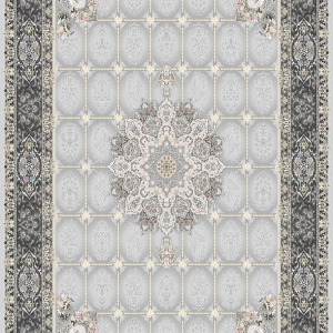 قالیچه و فرشینه سنتی و مدرن هال و پذیرایی برند رویان کد D134 سایت خرید برو