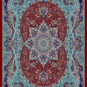 قالیچه و فرشینه سنتی و مدرن هال و پذیرایی برند رویان کد D180 سایت خرید برو