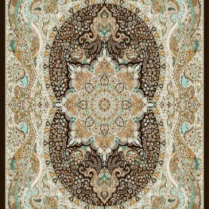 قالیچه و فرشینه سنتی و مدرن هال و پذیرایی برند رویان کد D182 سایت خرید برو