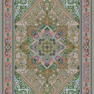 قالیچه و فرشینه سنتی و مدرن هال و پذیرایی برند رویان کد D196 سایت خرید برو