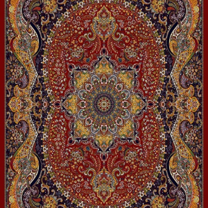 قالیچه و فرشینه سنتی و مدرن هال و پذیرایی برند رویان کد D206 سایت خرید برو