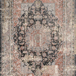 قالیچه و فرشینه سنتی و مدرن هال و پذیرایی برند رویان کد D215 سایت خرید برو