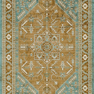 قالیچه و فرشینه سنتی و مدرن هال و پذیرایی برند رویان کد D222 سایت خرید برو