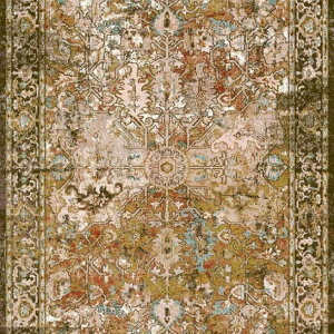 قالیچه و فرشینه سنتی و مدرن هال و پذیرایی برند رویان کد D230 سایت خرید برو