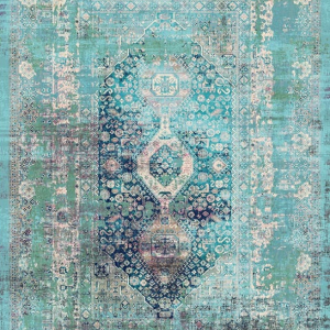 قالیچه و فرشینه سنتی و مدرن هال و پذیرایی برند رویان کد D232 سایت خرید برو