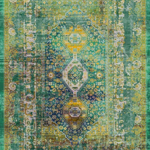 قالیچه و فرشینه سنتی و مدرن هال و پذیرایی برند رویان کد D233 سایت خرید برو