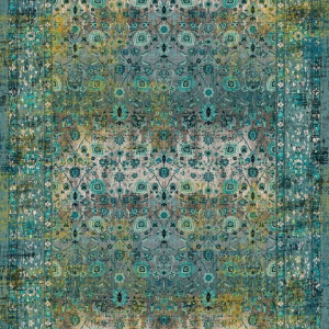 قالیچه و فرشینه سنتی و مدرن هال و پذیرایی برند رویان کد D237 سایت خرید برو