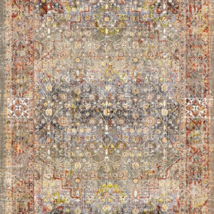 قالیچه و فرشینه سنتی و مدرن هال و پذیرایی برند رویان کد D238 سایت خرید برو