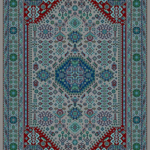 قالیچه و فرشینه سنتی و مدرن هال و پذیرایی برند رویان کد D250 سایت خرید برو