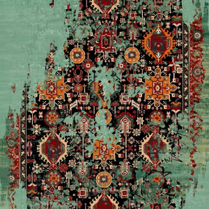 قالیچه و فرشینه سنتی و مدرن هال و پذیرایی برند رویان کد D260 سایت خرید برو