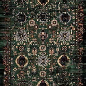 قالیچه و فرشینه سنتی و مدرن هال و پذیرایی برند رویان کد D261 سایت خرید برو