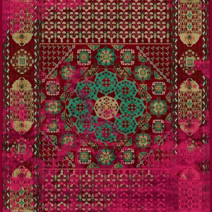 قالیچه و فرشینه سنتی و مدرن هال و پذیرایی برند رویان کد D262 سایت خرید برو